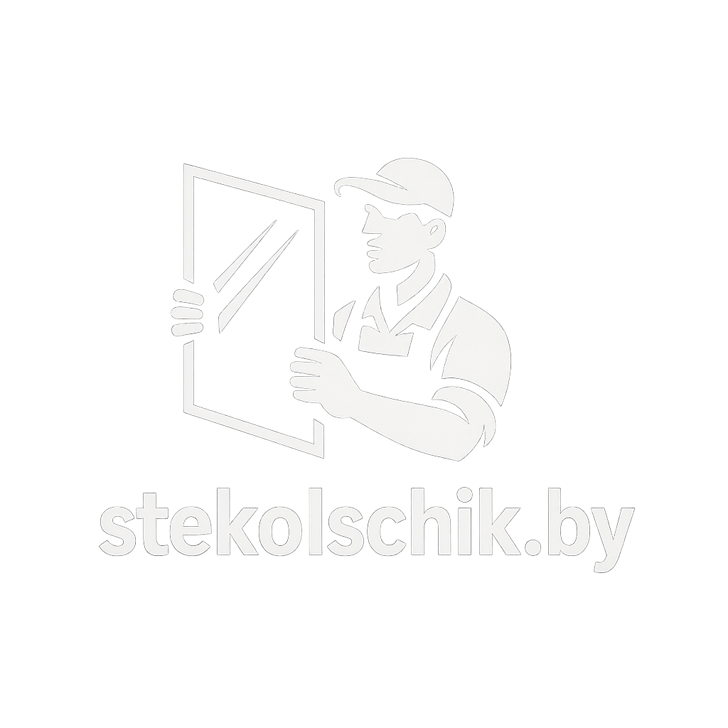 Логотип стекольщика в Минске